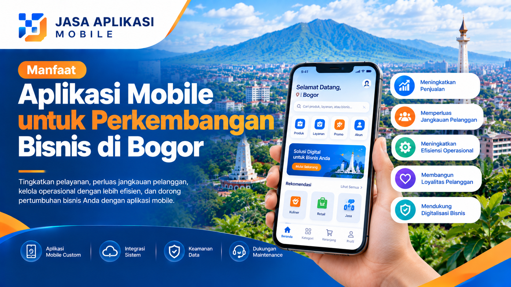 Manfaat Aplikasi Mobile untuk Perkembangan Bisnis di Bogor